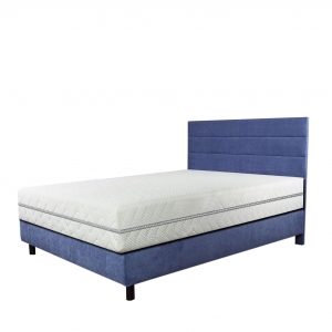 Continental Bett mit Taschenfederkernmatratze +Viskoschaum 140x200cm und Kopfteil